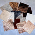 Cowhides Nice Variety 15 Pieces Hair on Cow Hide Scrap Leather Hide Remnant (15), Multi Color, 6x6...