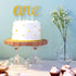 Gold 1st Birthday Topper, Double Sided Glitter, Number One Cake Topper Decoration, One Year Bday Party Decor for Girls and Boys, Couples And Marri...