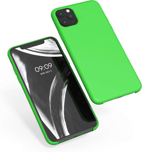 kwmobile Case Compatible with Apple iPhone 11 Pro Max Case - TPU Silicone Phone Cover with Soft Finish - Lime Green...