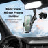 Car Phone Holder Rear View Mirror Phone Holder, 360° Rotating Car Phone Holder Mount Compatible with All 4-7 Inch iPhone and Android Cell Phones...