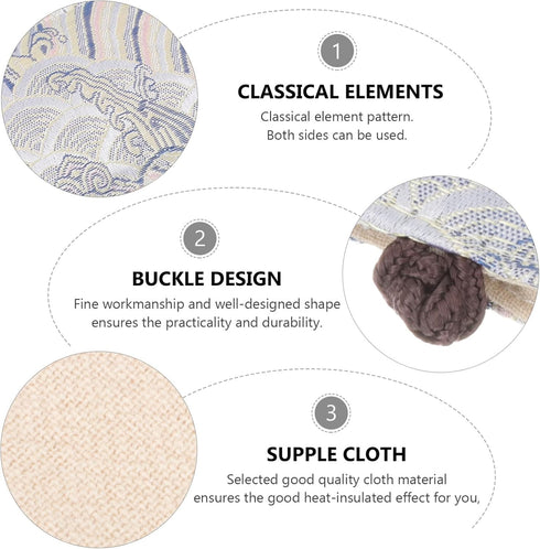 Cabilock Pot Handle Anti-Scald Cloth Cushion Hand Protector for teapot Tea Pot Handle Cover teapot Handle Sleeve Skillet Handle Cover Insulated Ha...