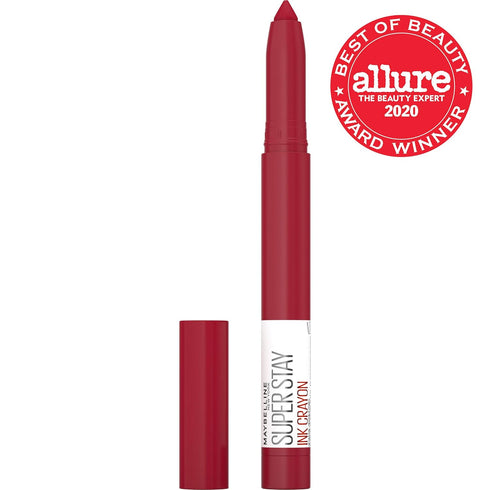 Maybelline New York Maybelline Super Stay Ink Crayon Matte Longwear Lipstick Makeup, Check Yourself, 0.04 Ounce ., 125 Check Yourself, 0.04 ounces...
