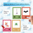 CVC Word Flash Card Games Sight Words Reading Writing Spelling FlashcCards for Kindergarten, Toddler Preschool Phonics Learning Activities, Montes...