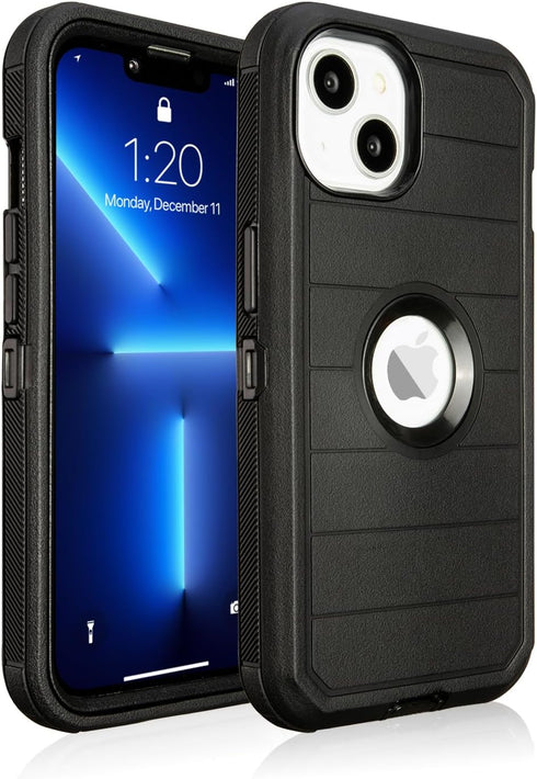 for Defender iPhone 13 Case,iPhone 13 Phone Case Heavy Duty Full-Body Case iPhone 13 Silicone,3 Layers of Sturdy,Heavy Duty for iPhone 13 Case Pro...