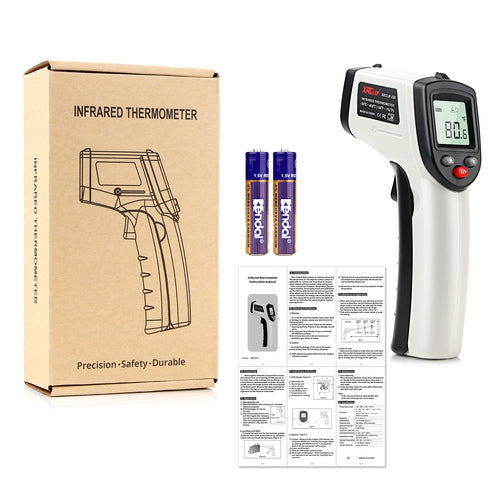 Non-Contact Digital Laser Infrared Thermometer, -58?~ 752? (-50? ~ 400?) Handheld IR Temperature Gun with Adjustable Emissivity for Kitchen Cookin...