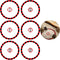 6 Pcs Objective Point Markers Round PVC Objective Marker Gaming Accessory, Miniature Not Included...