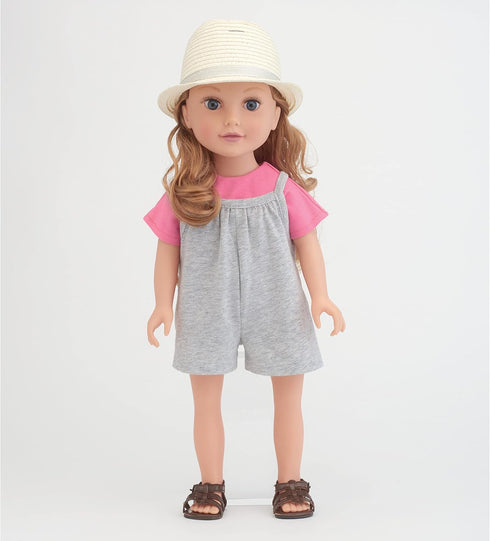 Simplicity Clothes Sewing Pattern Kit, Code S9500, Sizes 18" Dolls, Multicolor...