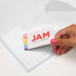 JAM PAPER Plastic 1.5 inch Binder - Clear 3 Ring Binder - Sold Individually...