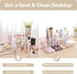 Clear Makeup Organizer, Makeup Brushes Storage Case, Cosmetic Display Case Tray, Tiered Skincare Organizer, Acrylic Lipstick Holder Countertop Des...
