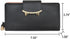 Wallet Women Cute Bifold Clutch Wallets with Zipper Coin Purse Card Holder Money Clip Gifts for Cat Lovers Black...