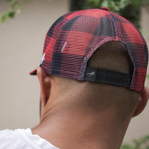 Grace Folly Trucker Hat for Men or Women- Many Cool Designs (Red Plaid)...