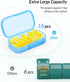ZIKEE 7 Packs Extra Large Pill Organizer, Portable Pill Box 7 Day for Pocket, Purse, Weekly Pill Case with Dual-Protection Design, Pill Container ...