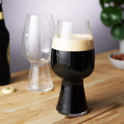 Spiegelau Craft Beer Stout Glass, European-Made Crystal Drinking Glasses Perfect for Wedding, Birthday, Holiday, Dinner, Game Night, Home Bar Acce...