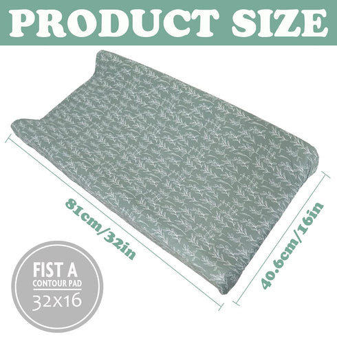 Baby Diaper Changing Pad Cover Cradle Mattress Sheets, Infant Stretchy Fabric Changing Table Cover Changing Mat Cover Baby Nursery Diaper Changing...