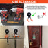 Extra Strong Magnetic Hooks for Hanging Heavy Duty, 2.6in Large Industrial Magnet Hooks, Magnetic Hook with Anti-Slip Coating, Storage Utility Mag...