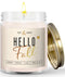 Fall Candles - 'Hello Fall' Fall Candle w/Cinnamon, Spice & Pumpkin Candle I Infused with Essential Oils I Autumn Fall Scented Candles I Pumpkin S...