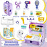 HERSITY Pet Care Vet Kit Kid, Puppy Pretend Play Toy Girl, Toy Dog Bath Grooming Set, Gift 3 4 5 6 Year Old Toddlers Childrens Veterinarian Playse...