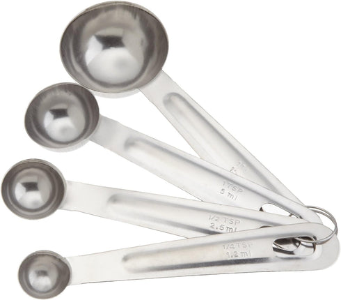 Good Cook Classic Set of 4 Stainless Steel Measuring Spoons...