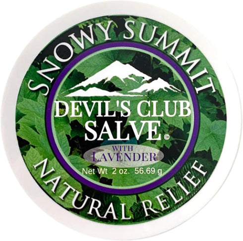 Alaska Devil's Club Lavender Salve - Handmade Skin Care Ointment with Lavender - Natural Muscle Rub with Premium, Responsibly Sourced Plant Materi...