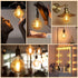LEOOLS Dimmable G25 led Bulb 60W E26 led Edison Bulb CRI95 Warm White 600LM Amber Glass e26 6W led Globe Bulb for Ceiling Fan,Chandelier,Vanity Li...