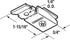 Prime-Line MP6606 Adjustable Pivot Bracket, 1/4 In. Outside Diameter x 1-15/16 in Length x 3/4 in Width, Top Mount, Steel (2 Pack)...