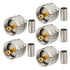 wlaniot PL259 Crimp Connectors UHF Male RF Coax Connector PL-259 Solder Crimp Connectors Compatible with RG58 RG142 RG400 LMR-195 RG303 RG141 Low ...