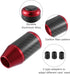 X AUTOHAUX Automatic Universal Manual Gear Stick Shift Knob Transmission Gear Lever Stick Shifter Handle Carbon Fiber Pattern Red...