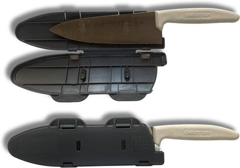 BladeGuard Knife Blade Cover Non-Slip Dishwasher Safe Sheath 10in Grey...