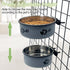 kathson 2 Pcs Dog Kennel Water Bowl, Stainless Steel Crate Water Bowl No Spill, Hanging Metal Pet Food Water Bowl Feeder for Cats Small Medium Dog...