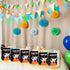 chiazllta 12 Pieces Bowling Party Gift Treat Bag Bowling Ball Candy Goodie Favor Bags with Handle for Bowling Theme Birthday Party Baby Shower Fav...