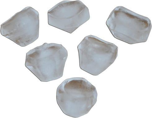 Fairly Odd Novelties Jewels Diamond Gem Flexible Shape 6 Ice Cube Tray Mold Blue Rubber Novelty Gag Gift, One Size...