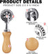 Pastry Wheel Cutter - Pasta Cutter Wheel - Ravioli Crimper Cutter Wheel for Home and Kitchen Use, 1.3inch...