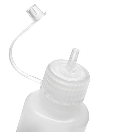 EISCO Dropping Bottle, 30ml - LDPE Plastic - Includes Screw Cap with Built-in Nozzle & Cover...