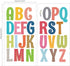 DECOWALL DS8-1701A Uppercase Alphabet ABC Letter Kids Wall Stickers Wall Decals Peel and Stick Removable Wall Stickers for Kids Nursery Bedroom Li...