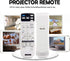 Universal Projector Remote Control for Epson Projector Home Cinema, Powerlite, EB-, EX, VS, H, BrightLink, EMP- Series Projectors...