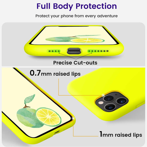 OTOFLY Compatible with iPhone 11 Pro Max Case,Ultra Slim Fit iPhone Case Liquid Silicone Gel Cover with Full Body Protection Anti-Scratch Shockpro...