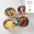 7" Sturdy Aluminum Foil Pans with Lids (5 Pack), 2X Thicker Heavy Duty Reusable Tin for Cooking Baking...