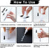 White Paint Pens marking pens Permanent Markers - 2 Pack Oil Based Waterproof Markers for Tire, Rubber,Wood, Rocks, Metal, Canvas,Plastic, Dark Su...