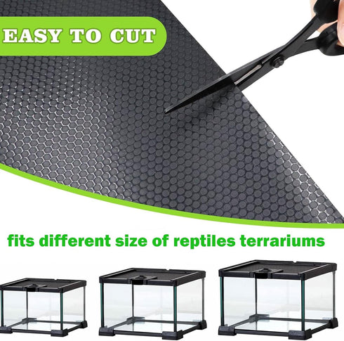 Bearded Dragon Tank Accessories, Non-Adhesive Reptile Carpet Bedding Substrate for Terrarium, Reptile Mat Terrarium Liner Tank Flooring for Leopar...