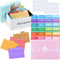Outus 36 Pieces Recipe Card Dividers Tabs Include 24 Labelled and 12 Blank Tabs 60 Adhesive Labels Fit 4 x 6 Inch Cards for Recipe Box Organize (B...