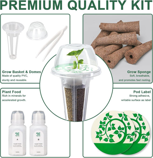 Salad Greens Seed Pod Kit with Lettuce and Tomato, Red and Green Leaf, Butter Head, Spinach for Hydroponic Pods, Grow Anything for Hydroponics Gro...