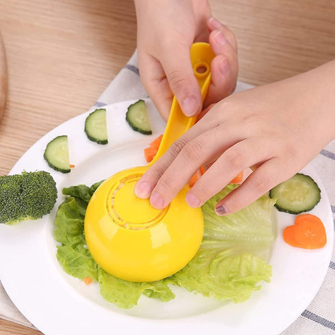 Yellow Rice Paddle Scoop Mold For Rice Ball Making, Non-stick Sushi Mold Rice Ball Scooper Rice Spatula Kitchen Gadge for Home Kitchen Restaurant ...