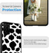 for Nokia C300 6.52" Phone TPU Soft Cover with Cow Print Design for Women Men, Shockproof Protection Basic Case for Nokia C300 N155DL...