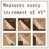 Steel Ruler 45 Degree Angle Measuring Tool | Gifts for Men, Unique Dad Birthday Gift, Cool Stuff for Grandpa, Husband, Woodworking Tools, Perfect ...
