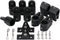 Boat Bimini Top 7/8 Inch Hardware,Marine 3 Bow Bimini Top Nylon Fittings,Awning Hardware 12 Set Accessories,Include 4 Pcs Boat Jaw Slide,6 Pcs Eye...