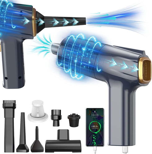 Car Vacuum Cleaner High Power,Wireless Handheld Car Vacuum Cleaner 12000PA Suction,Cordless Hoover Vacuum for Car with Multifunctional Brush Head ...