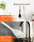 Large Silicone Cooking Spoons, Nonstick Solid Wooden Handle Spoon, Heat Resistan Silicone Kitchen Spoons for Cooking, Serving, Basting, Mixing, 13...