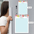 Dry Erase Whiteboard Vinyl Sticker Decal for Notes & Reminders by Glassboard Studio | Removable & Reusable | Magnetic Fine-Tip Marker Included (6 ...
