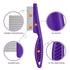 6 Pieces Pet Lice Combs Dog Grooming Flea Comb Cat Tear Stain Comb for Removal Dandruff, Hair Stain, Nit (Pink, Green, Purple, Yellow)...