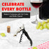Chef Craft Select Waiters Corkscrew with Foil Cutter and Bottle Opener, 5 inches in Length, Stainless Steel/Black...